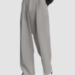 Men’s Loose Fit Korean-Style Stretchable Pants | Lightweight Polyester Blend | Breathable & Wrinkle-Resistant