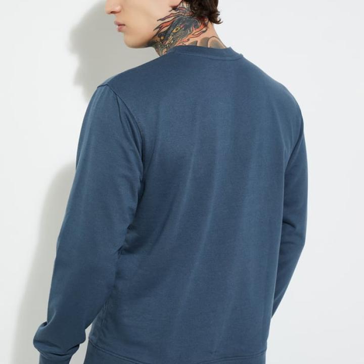 Men’s Solid Crew Neck Sweatshirt | Full Sleeves Winter Casual Wear