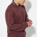 URB_N Men’s Ribbed Cotton Sweater – Full Sleeves, Solid Casual Winter Wear