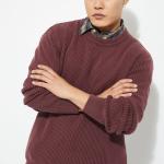 URB_N Men’s Ribbed Cotton Sweater – Full Sleeves, Solid Casual Winter Wear
