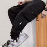 Unisex Baggy Fit Cargo Pants with Adjustable Drawstring – Lightweight | UrbanTraders