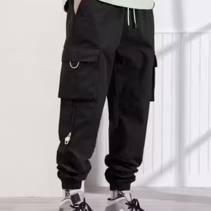 Unisex Baggy Fit Cargo Pants with Adjustable Drawstring – Lightweight | UrbanTraders