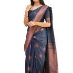 Women’s Soft Pure Silk Saree with Blouse Piece – Traditional Festive & Wedding Wear