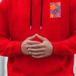 Men’s Premium Fleece Hooded Sweatshirt | Flower Print Hoodie | Full Sleeve Casual Wear