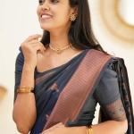 Women’s Soft Pure Silk Saree with Blouse Piece – Traditional Festive & Wedding Wear