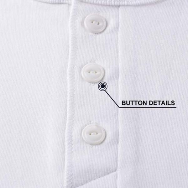 Men’s Premium Cotton Short-Sleeve Henley T-Shirt – Solid Color, Classic Regular Fit