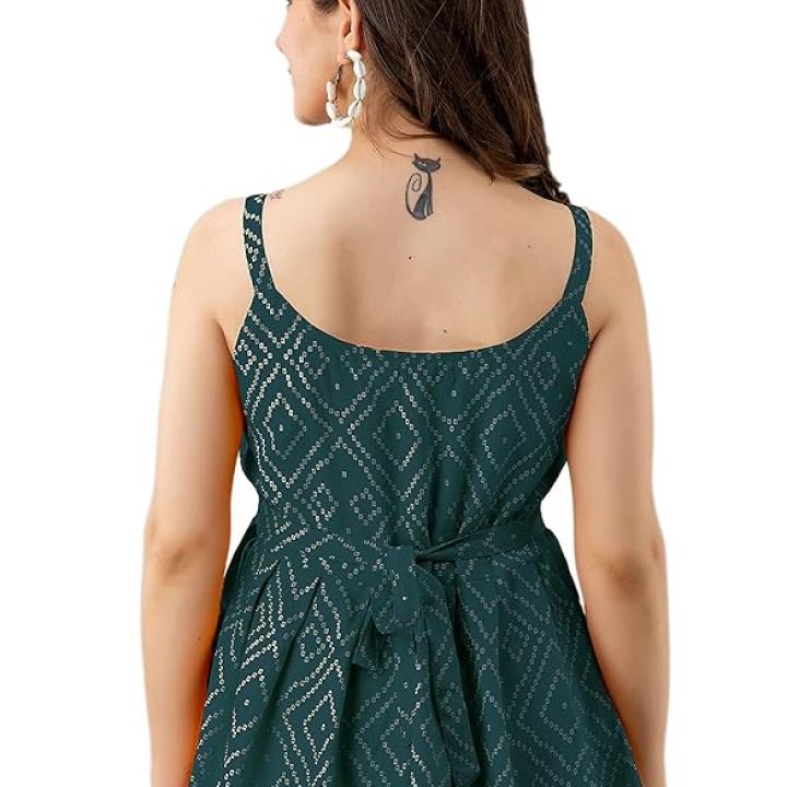 Women’s Casual Printed Sleeveless Peplum Top – Summer Comfort | UrbanTraders