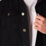 Men’s Vintage Denim Trucker Jacket – Classic Regular Fit Button-Down Casual Outerwear