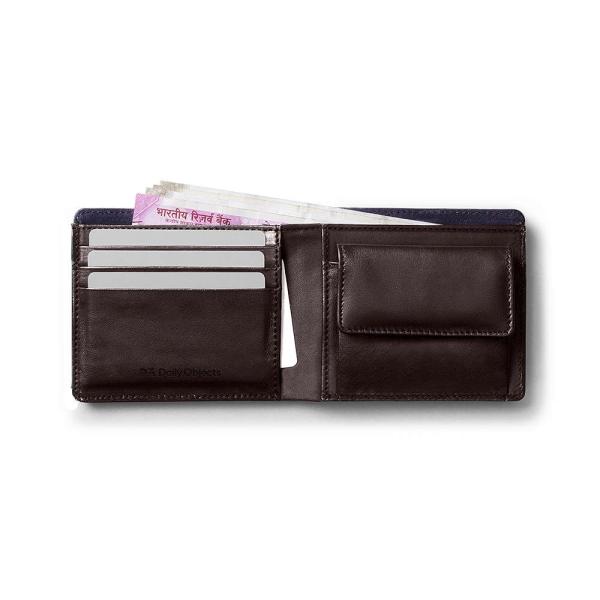Premium Classic Bifold Wallet for Men – Genuine Leather, Slim Design, 8-Card Capacity, Coin Pocket & Secure Button Closure