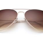 Brown Aviator Sunglasses for Men | 100% UV-Protected Metal Frame | Unisex Premium Eyewear