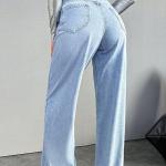 Women’s Baggy High-Waist Wide Leg Denim Jeans – Regular Fit, Premium Quality