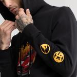 Men’s Oversized Back Print Hooded Sweatshirt – Full Sleeves, Kangaroo Pocket | Streetwear Edition