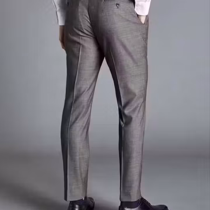 Men’s Green Formal Trousers – Polyester Blend Regular Fit Office Pants | UrbanTraders