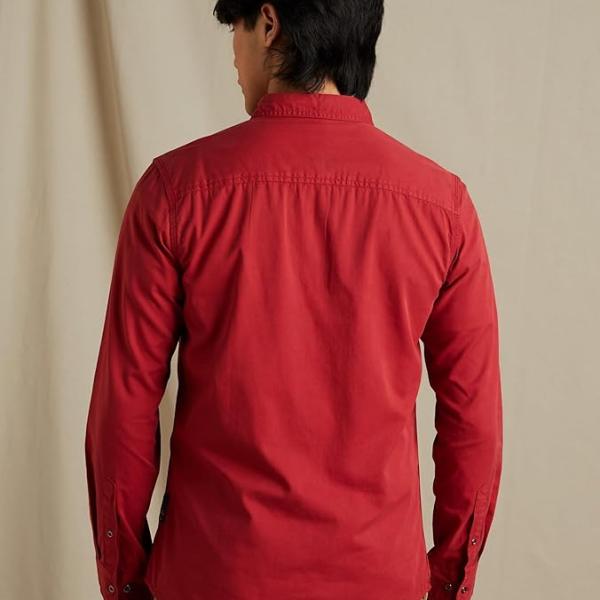 UrbanTraders Men’s Solid Cotton Casual Shirt with Double Flap Pockets – Slim Fit, Full Sleeves (Plus Sizes Available)