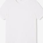 Men’s White Slim Fit Performance Sports T-Shirt