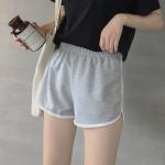 Women’s Cotton Blend Gym & Casual Shorts – Pack of 3 (Baby Pink, Black & Grey)