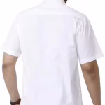 Men’s White Solid Half Sleeve Cotton Shirt – Classic Formal & Casual Wear | Premium Comfort