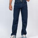 Men’s Dark Blue Straight Fit Denim Jeans – Premium Everyday Wear