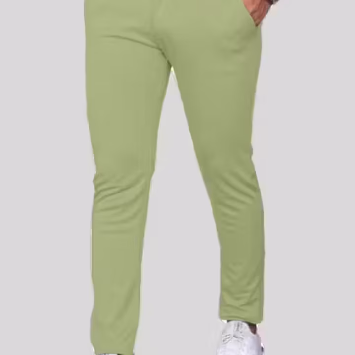 Men’s Slim Fit Pista Trousers – Blend Stretchable Formal Pants | UrbanTraders