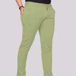 Men’s Slim Fit Pista Trousers – Blend Stretchable Formal Pants | UrbanTraders
