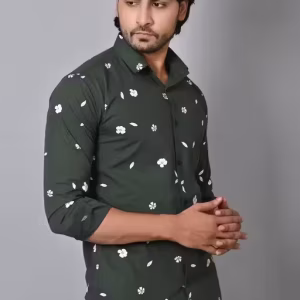 Men’s Cotton Printed Shirt | Full Sleeve Casual Wear | Soft Cotton Blend – UrbanTraders