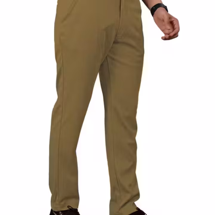 Men’s Slim Fit Polyester Formal Trousers – Wrinkle-Free, Quick-Dry | UrbanTraders