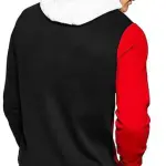Men’s Red Full Sleeve Hoodie T-Shirt | Casual Cotton Blend Hooded Top