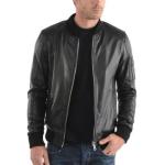 Men’s Premium Black Pure Leather Full-Sleeve Winter Jacket – Regular Fit