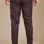 Men’s Brown Formal Trousers – Polycotton Regular Fit Office & Daily Wear Pants | UrbanTraders