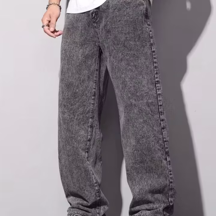 Men’s Baggy Fit Denim Jeans – Relaxed Loose Style | UrbanTraders