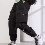 Unisex Baggy Fit Cargo Pants with Adjustable Drawstring – Lightweight | UrbanTraders