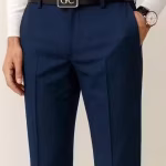 Men’s Slim Fit Formal Pants – Non-Stretch Trousers for Office Wear | UrbanTraders