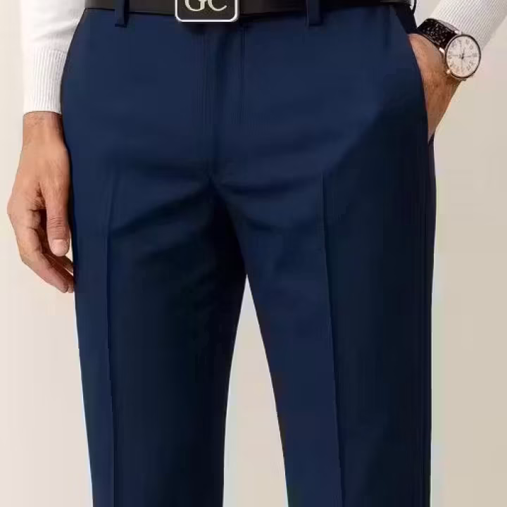 Men’s Slim Fit Formal Pants – Non-Stretch Trousers for Office Wear | UrbanTraders