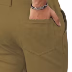 Men’s Slim Fit Polyester Formal Trousers – Wrinkle-Free, Quick-Dry | UrbanTraders