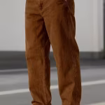 Men’s Light Brown Baggy Fit Jeans – Wide Leg Loose Denim | UrbanTraders Streetwear